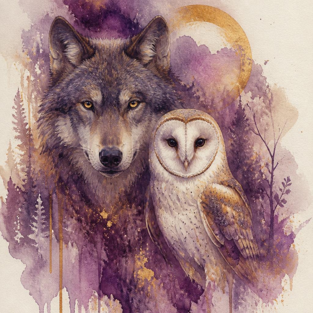Expressive Watercolour Portraiture for Spirit Artists — Course III watercolour and Spirit Art teaching with Anne-Marie Bond